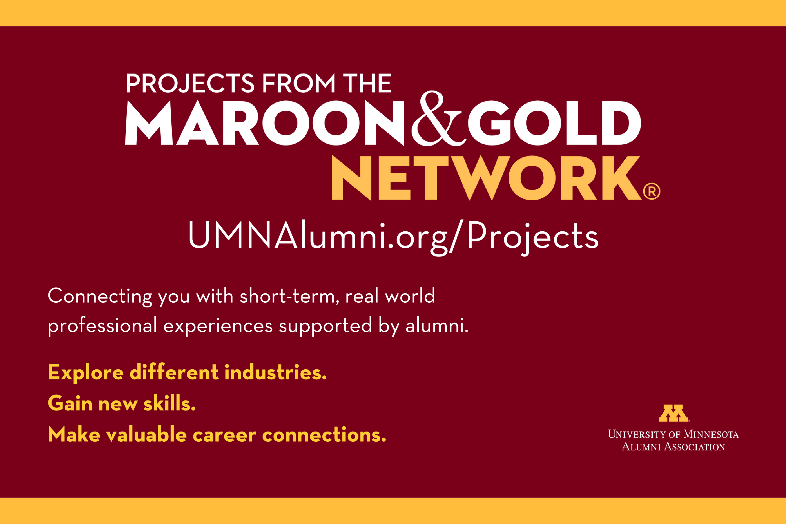 maroon and gold network projects