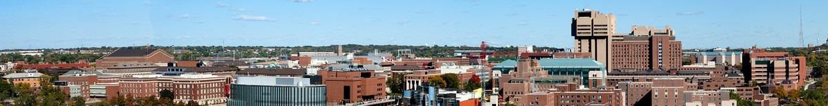 panorama of twin cities campus