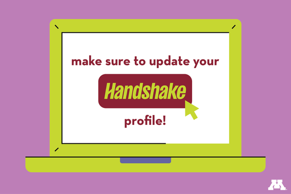 update your handshake profile